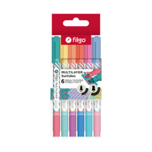Resaltador doble punta multilayer Filgo x6