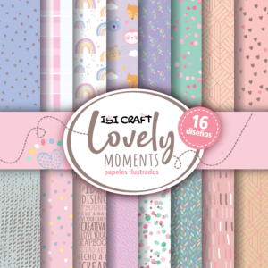 Set de 24 cartulinas 180gr ibi craft lovely