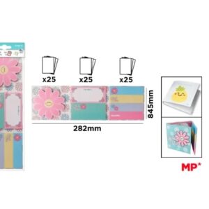 Notas adhesivas flores Main Paper