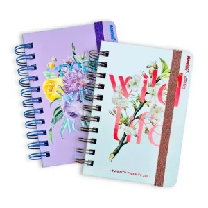 Agenda Spring dos dias por hoja chica Mooving 2026