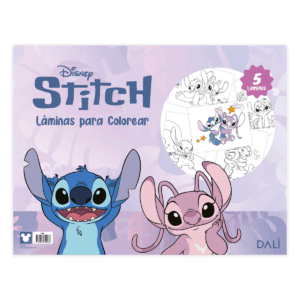 Cartulinas grandes para colorear Stitch x5