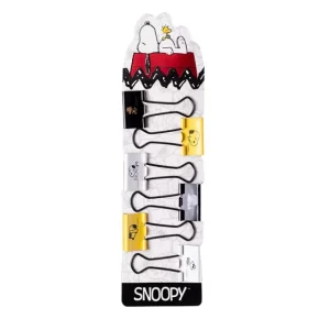 Set apretapapeles 25mm Snoopy x6