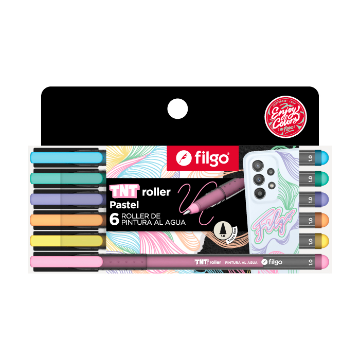 Lapicera Tnt de pintura Filgo pastel x6