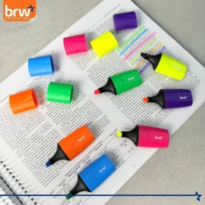 Mini resaltadores fluor con aroma