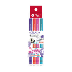 Lapiceras colores borrables x4 Filgo