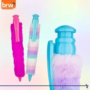 Lapicera gigante peluche, tinta azul