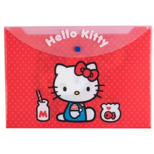 Sobre con botón Hello Kitty Mooving A4