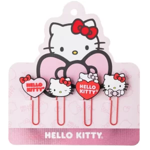 Clips con aplique Hello kitty x4
