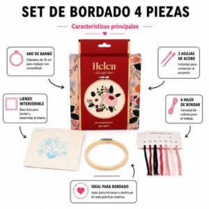 Set de bordado Helen Ibi craft
