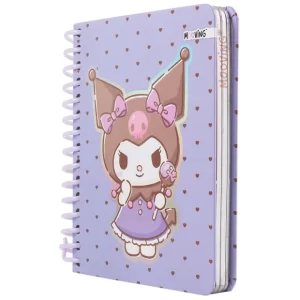 Libreta Kuromi premium Mooving 96 hojas
