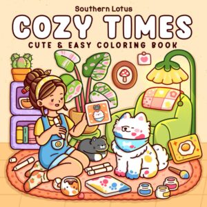 Libro viral de colorear cozy times