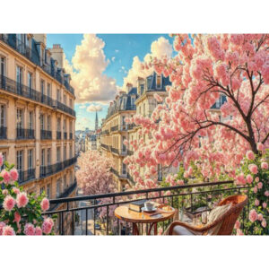 Cuadro diamond painting 40x50 cerezo