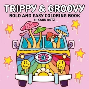 Libro viral de colorear trippy y groovy