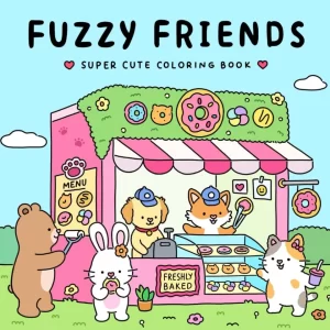 Libro viral de colorear fuzzy firends