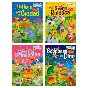 Libro cuento con stickers