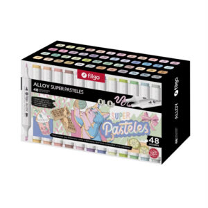 Filgo marcador base alcohol alloy exhibidor x48 super pastel