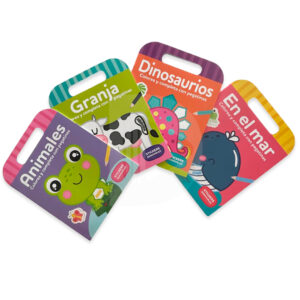 Libro valija colorea y completa con stickers