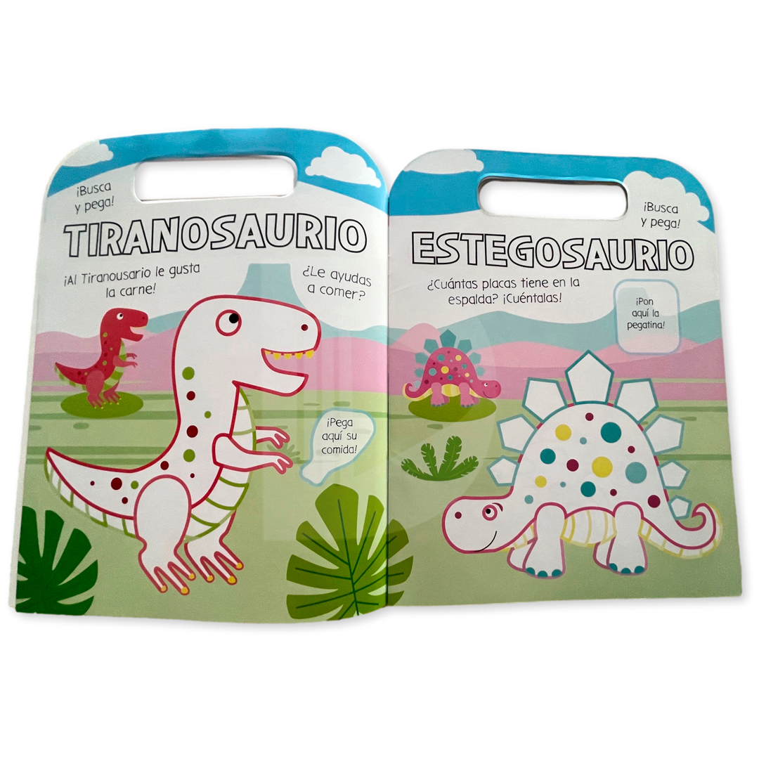 Libro valija colorea y completa con stickers - Imagen 7
