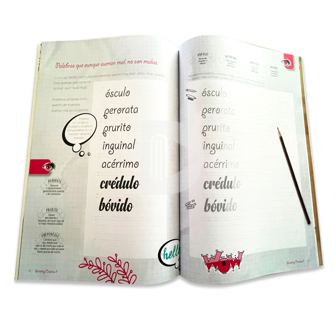 Libro para practicar lettering - Imagen 2