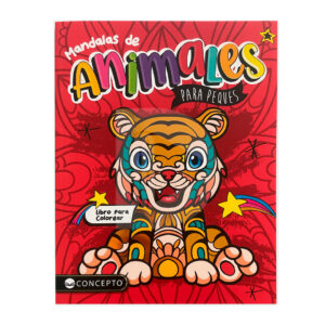 Libro colorear mandalas de animales