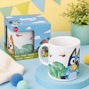 Taza de cerámica Bluey 325ml en caja