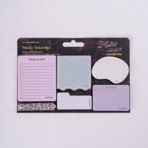 Sticky Notes Set Malbec Fw