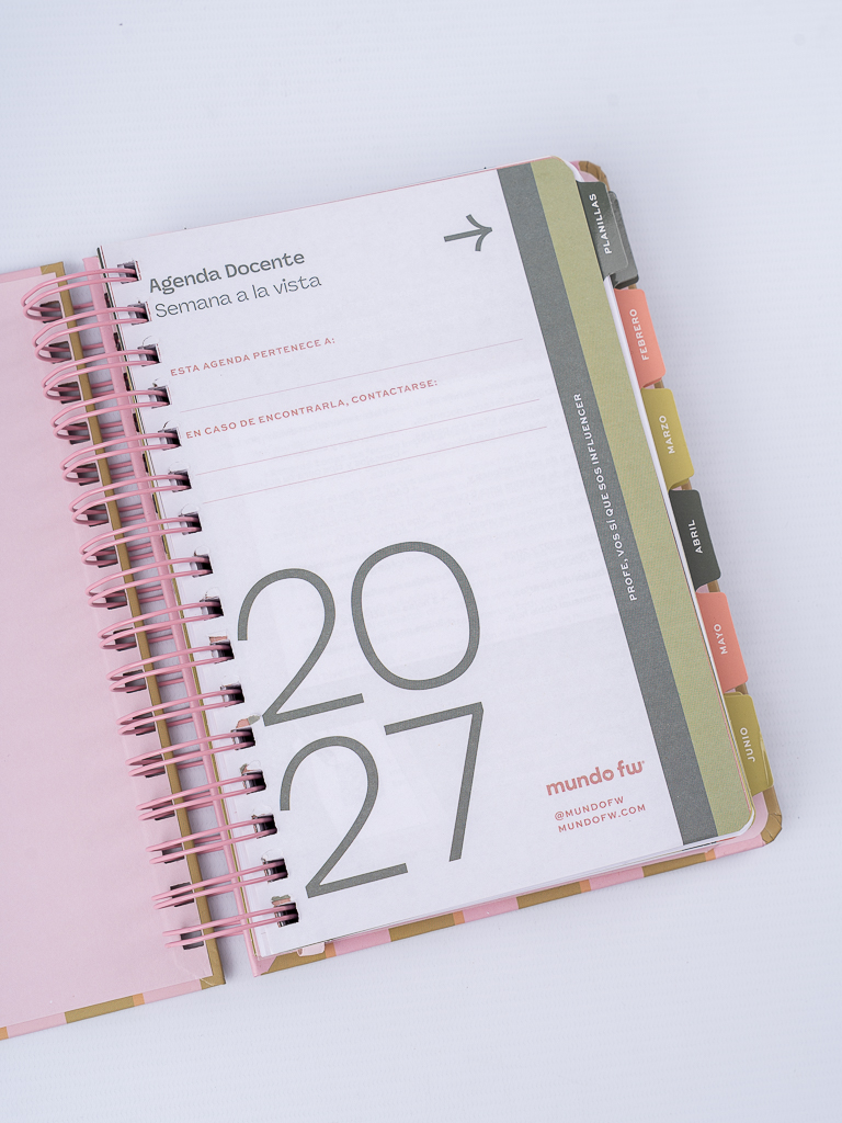 Agenda 2027 docente semanal fw - Imagen 2