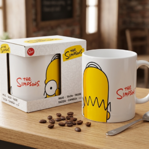 Taza de cerámica Homero 325 ml en caja