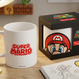 Taza de cerámica Super Mario en caja 325 ml