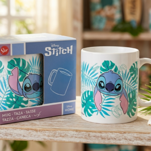 Taza de cerámica Stitch en caja para regalo 325 ml