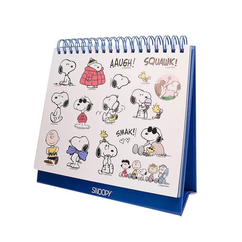Calendario de escritorio 2027 Snoopy - Imagen 2