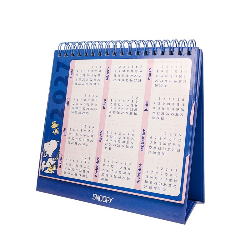 Calendario de escritorio 2027 Snoopy - Imagen 3