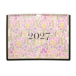 Calendario de pared 2027 Floral