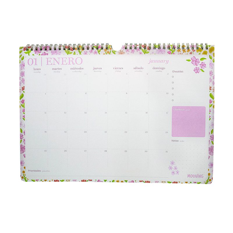 Calendario de pared 2027 Floral - Imagen 4