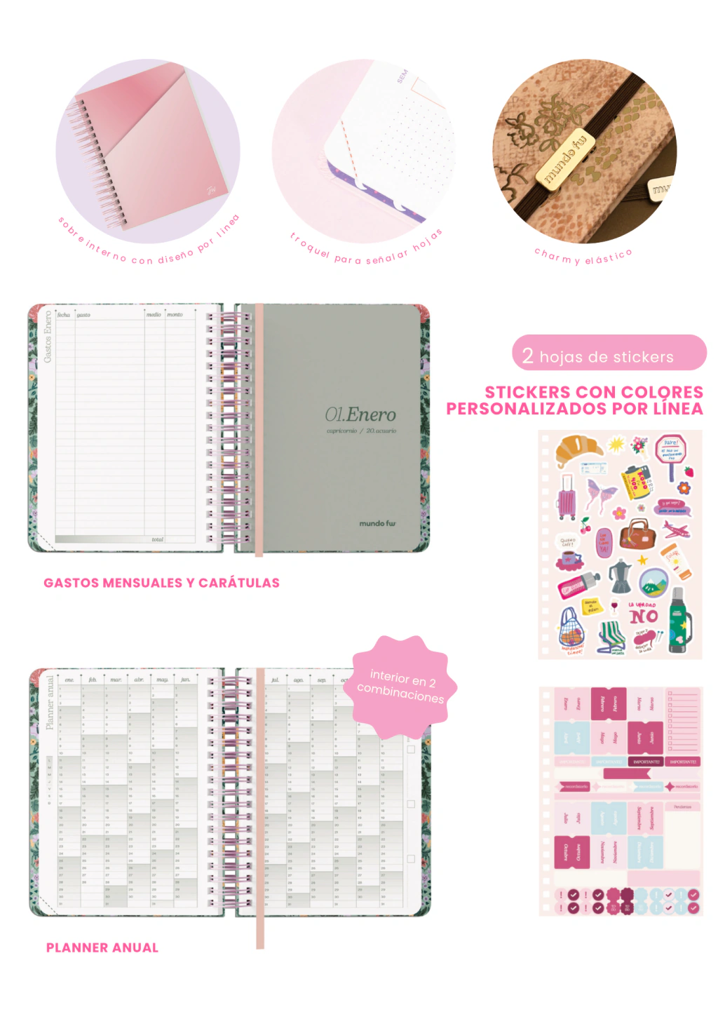 Agenda 2027 semanal/diaria cute fw - Imagen 4
