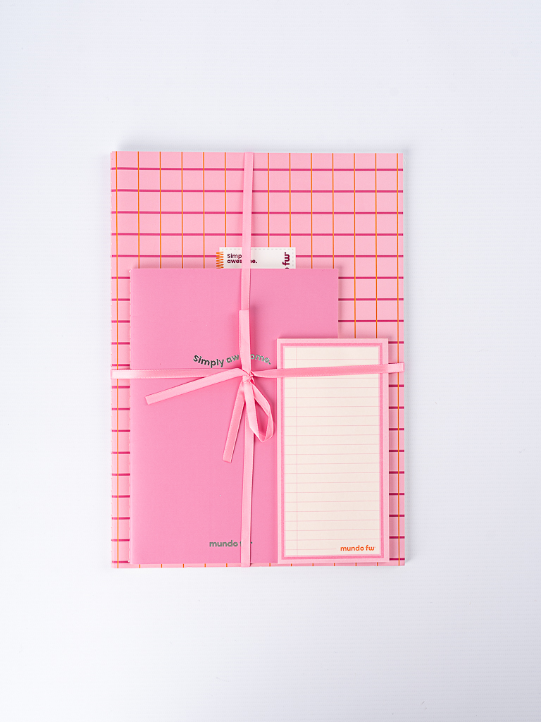 Set de papelería Simply Awesome Mundo FW