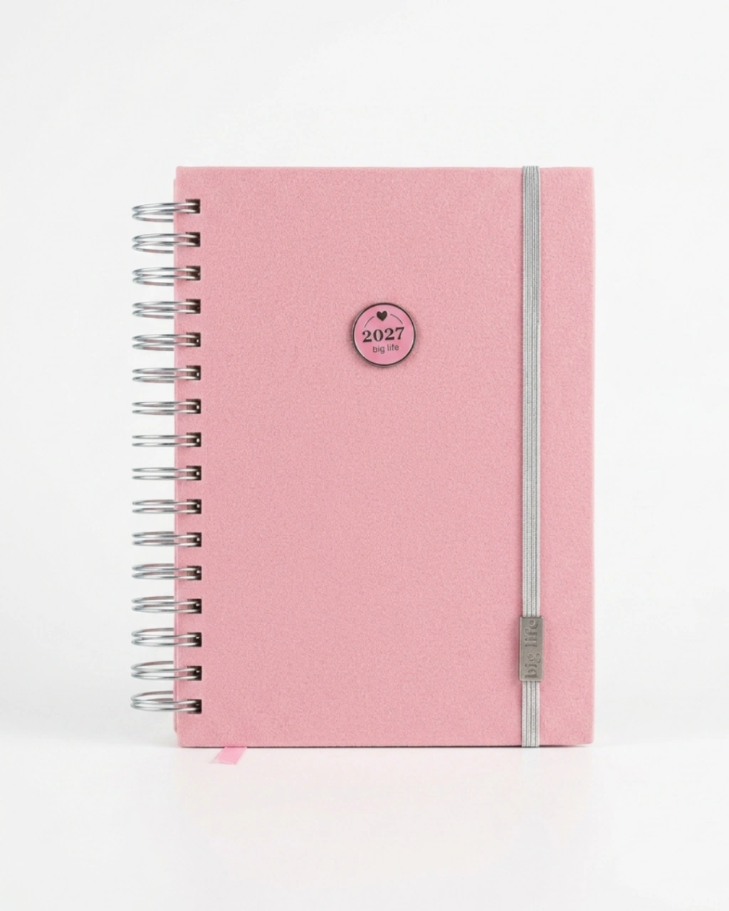 Agenda 2027 pastel terciopelo semanal o diaria Big Life