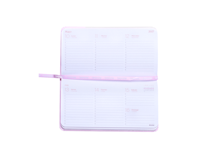 Agenda Mooving pocket Mood 2027 semanal cosida