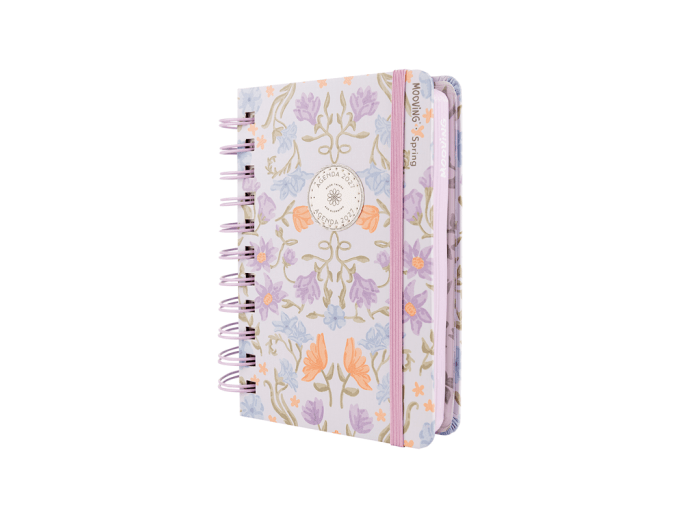 Agenda Mooving Spring 2027 diaria con espiral