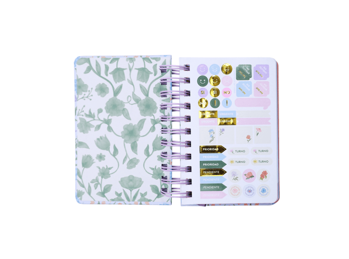 Agenda Mooving Spring 2027 diaria con espiral