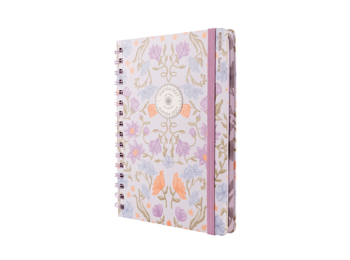 Agenda Mooving Spring 2027 semanal con espiral